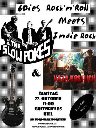 Achtung!! Samstag 27. Oktober Gig im Greenfields in Kiel!!!